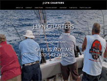 Tablet Screenshot of jlyncharters.com